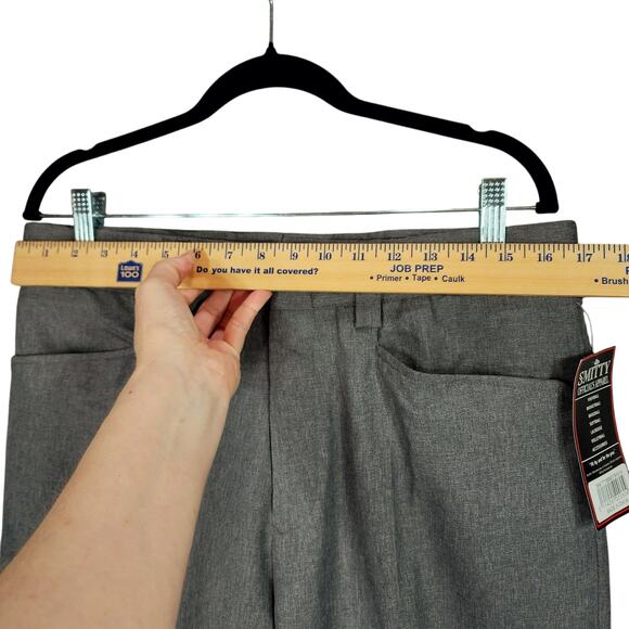 Smitty Umpire Combo Pant 14 Women Heathered Gray Unfinished Inseam Softball NEW - Picture 6 of 12